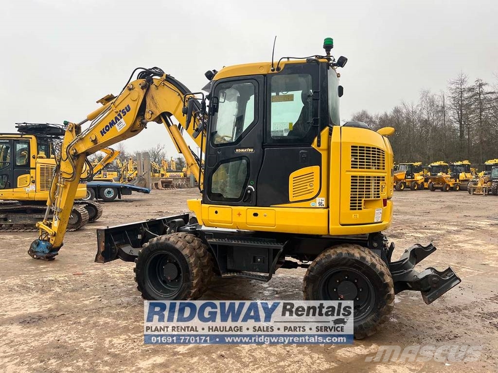 Komatsu PW 98 MR-11 حفارات بعجل