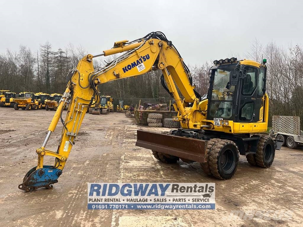 Komatsu PW 98 MR-11 حفارات بعجل