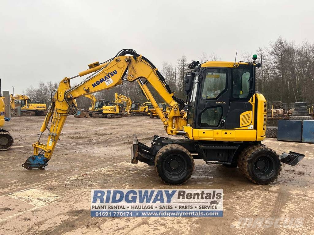 Komatsu PW 98 MR-11 حفارات بعجل
