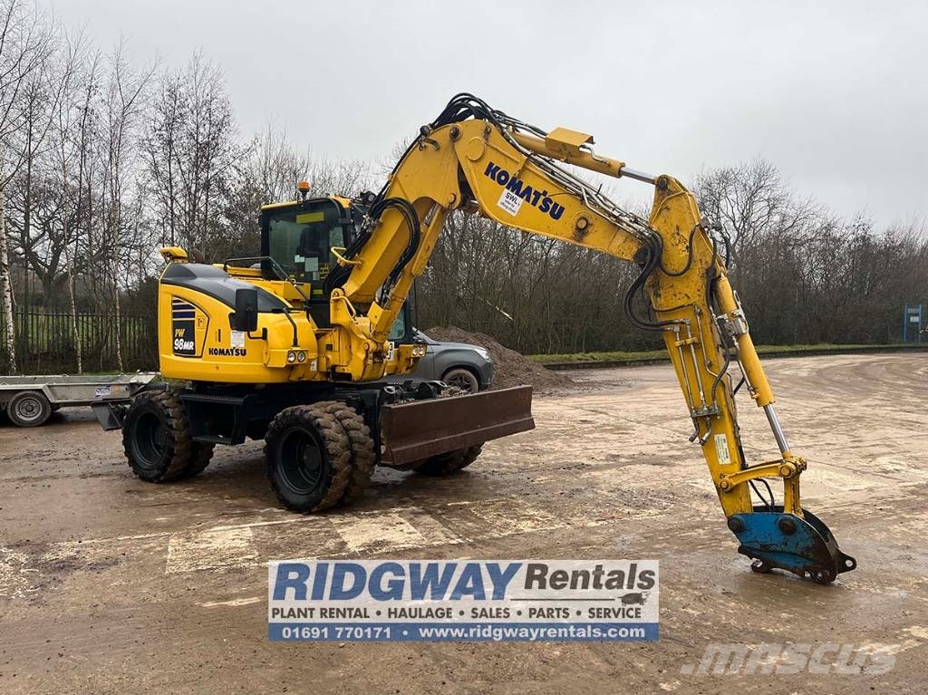 Komatsu PW 98 MR-11 حفارات بعجل