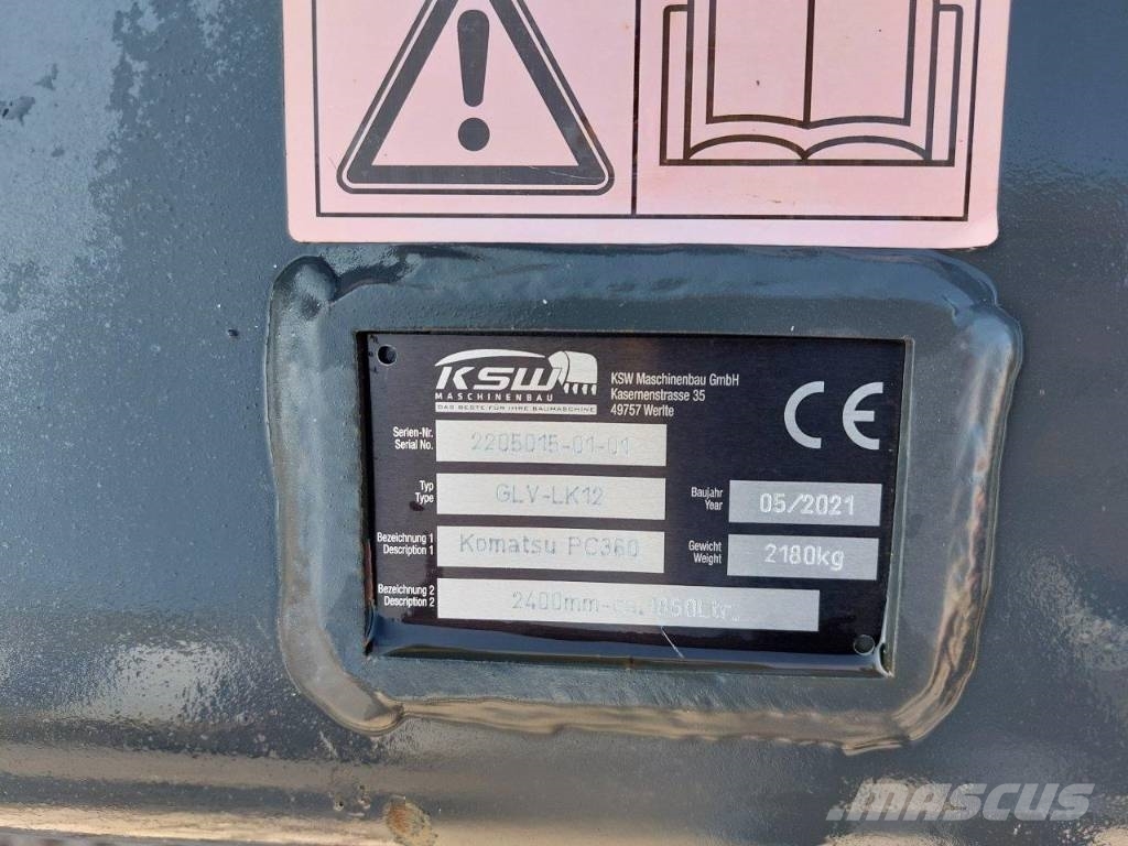 KSW Łyżka_skarpowa_PC360 Tranšėjų kasimo technika