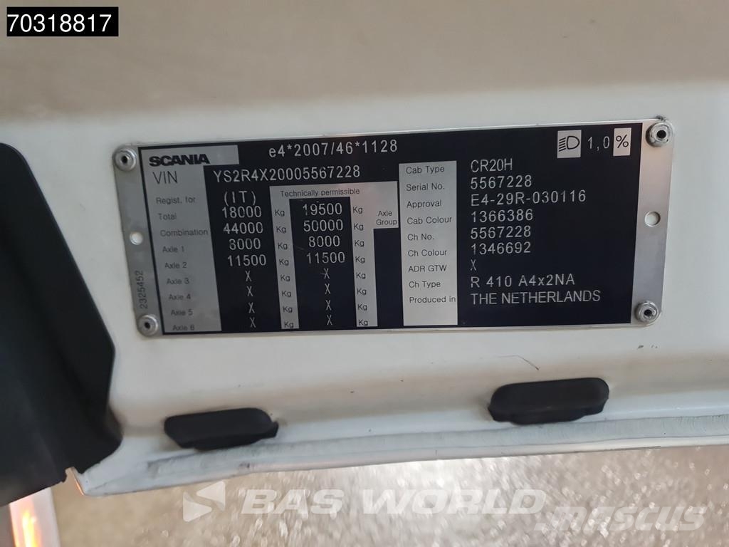 Scania R410 4X2 LNG! Retarder 2xTanks ACC Tahače