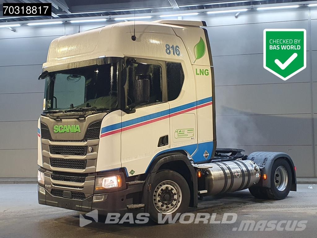Scania R410 4X2 LNG! Retarder 2xTanks ACC Tahače