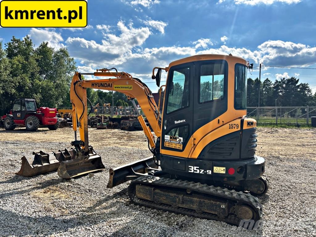 Hyundai ROBEX 35Z-9 MINI-KOPARKA 2015R. MTH: 3994 | JCB 80 Miniexcavadoras