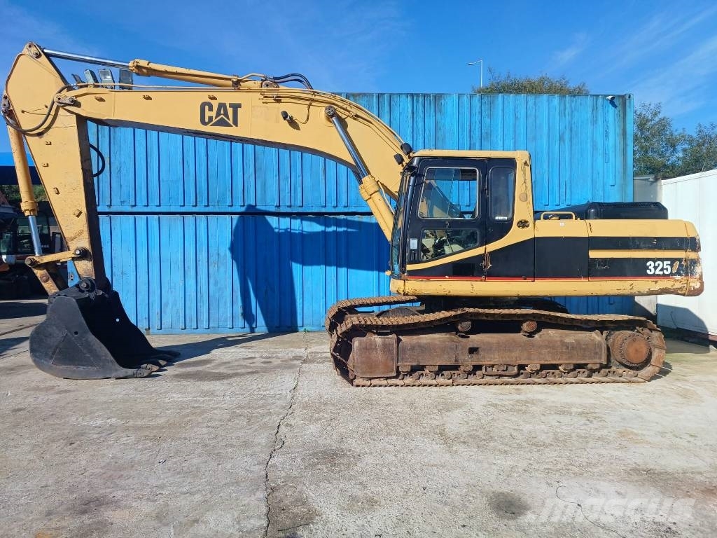 Miniature Caterpillar 325 L Excavator – Engin De Chantier Métal, Occasion Très Bon état