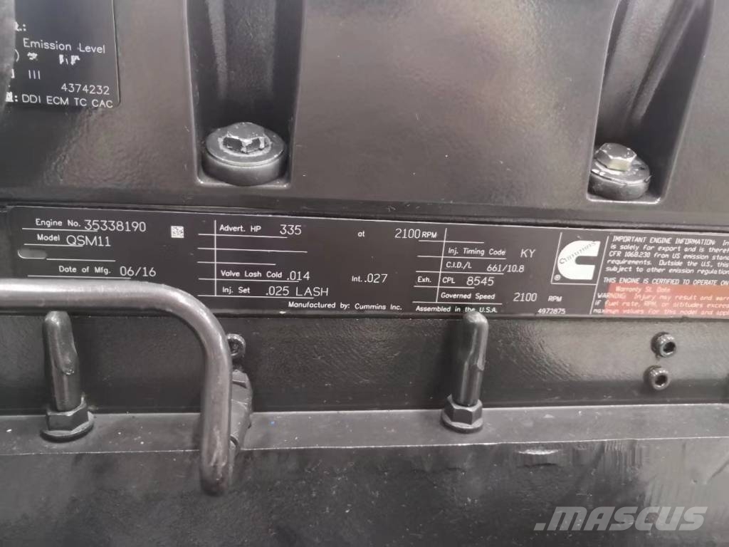 Cummins QSM11 CPL8545 construction machinery motor 엔진