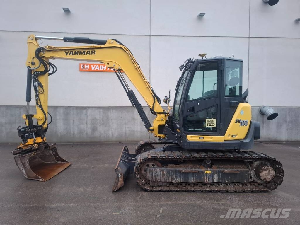 Yanmar SV 100-2A + LEICA 3D Средни екскаватори 7т - 12т