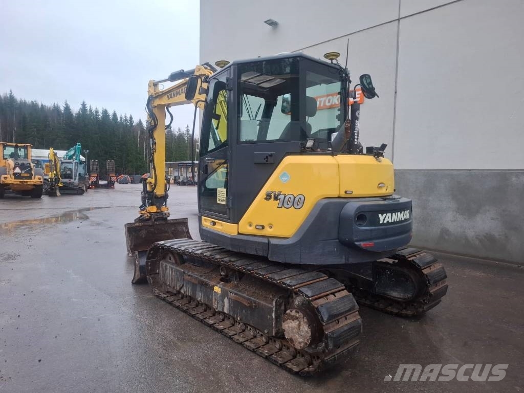 Yanmar SV 100-2A + LEICA 3D Средни екскаватори 7т - 12т