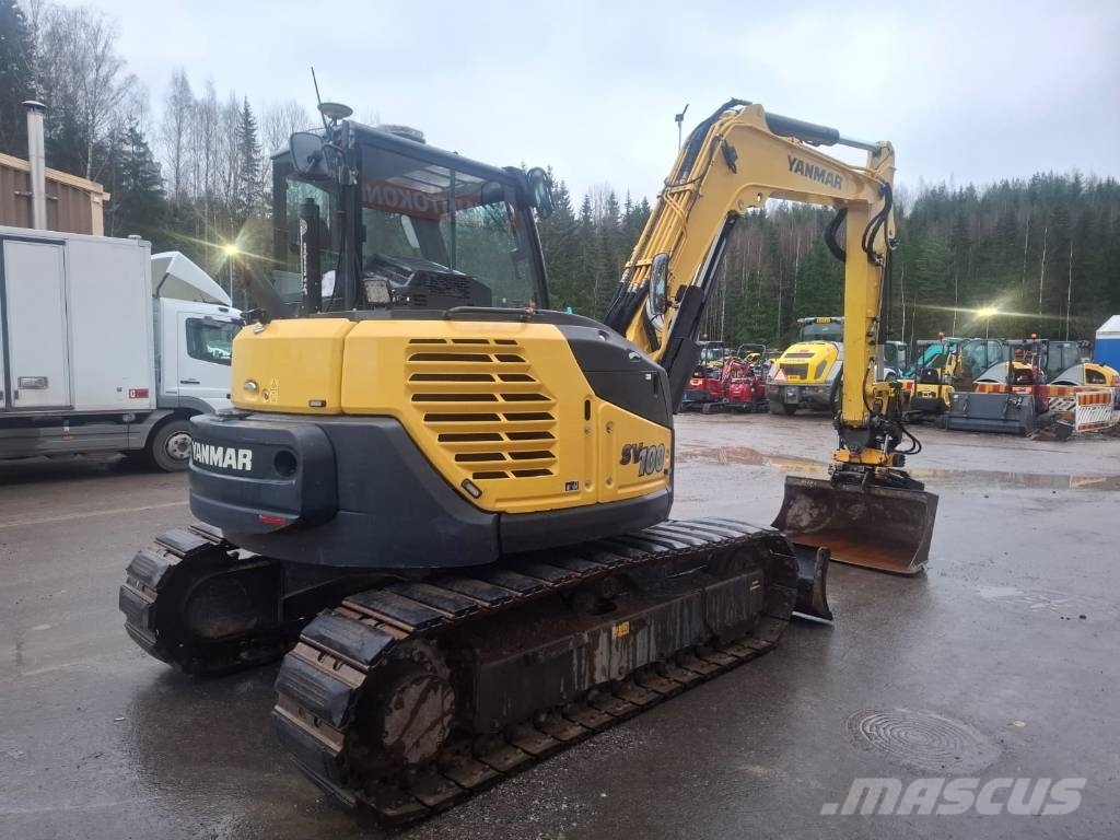 Yanmar SV 100-2A + LEICA 3D Средни екскаватори 7т - 12т