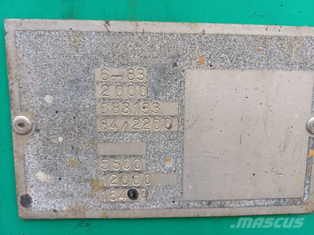 Vögele Super 1203 Asfalto klotuvai