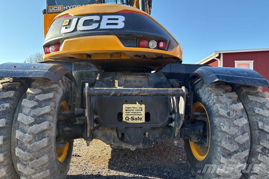 JCB Hydradig 110W inkl 3 skopor och Palmse kärra Hjulgrävare