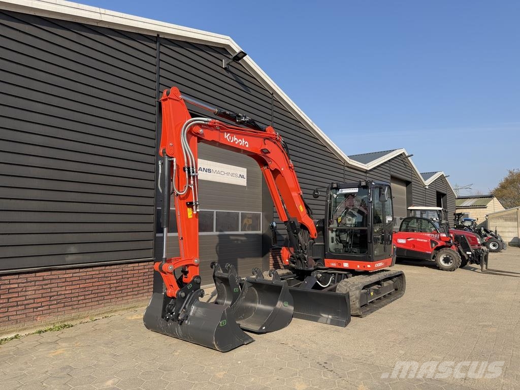 Kubota KX085-5 rupsgraafmachine NIEUW €1350 LEASE Середні екскаватори 7т. - 12т.