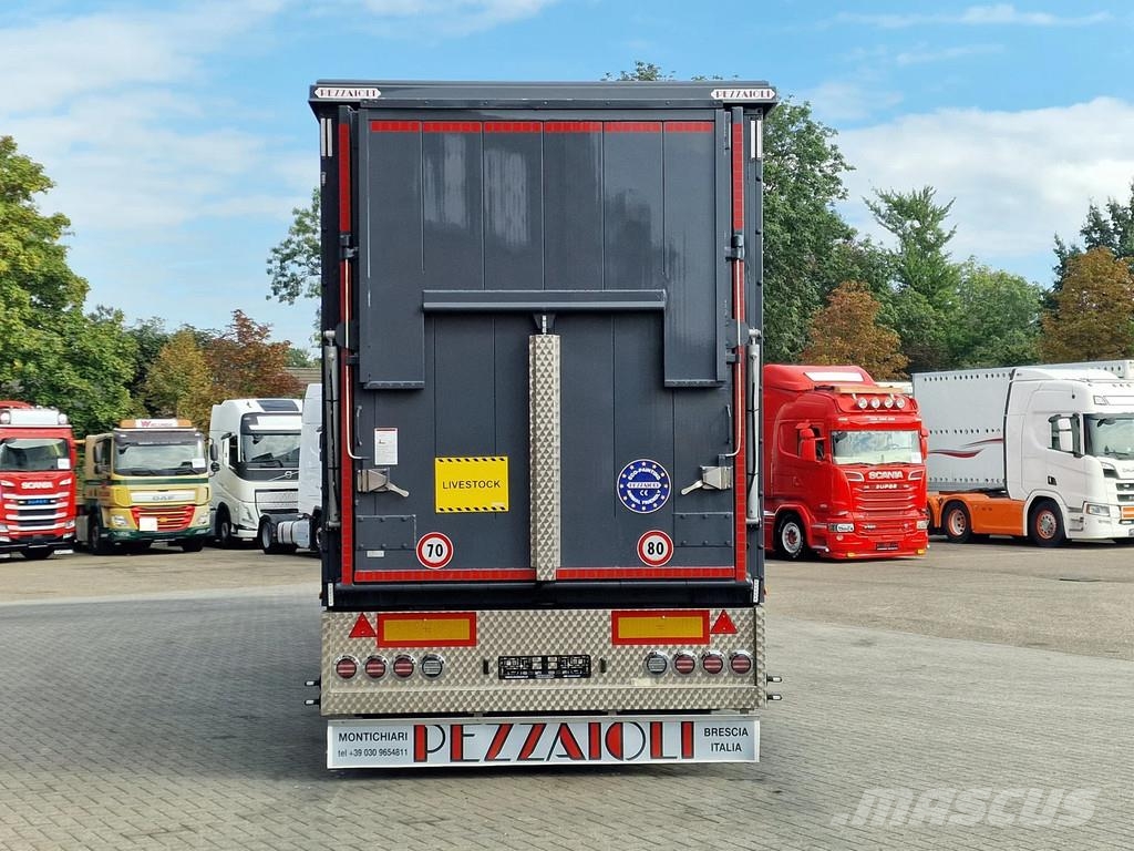 Pezzaioli NEW - 3 stock livestock - Water & Ventilation - St Dzīvnieku transportēšanas piekabes