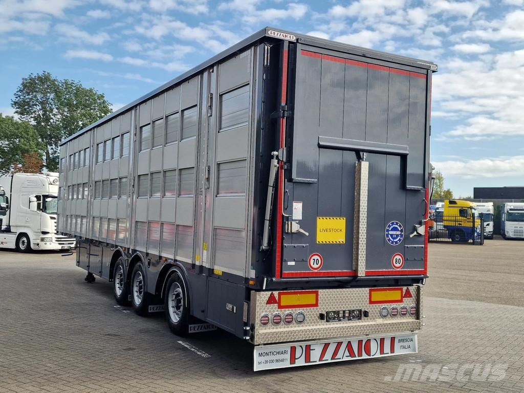 Pezzaioli NEW - 3 stock livestock - Water & Ventilation - St Dzīvnieku transportēšanas piekabes