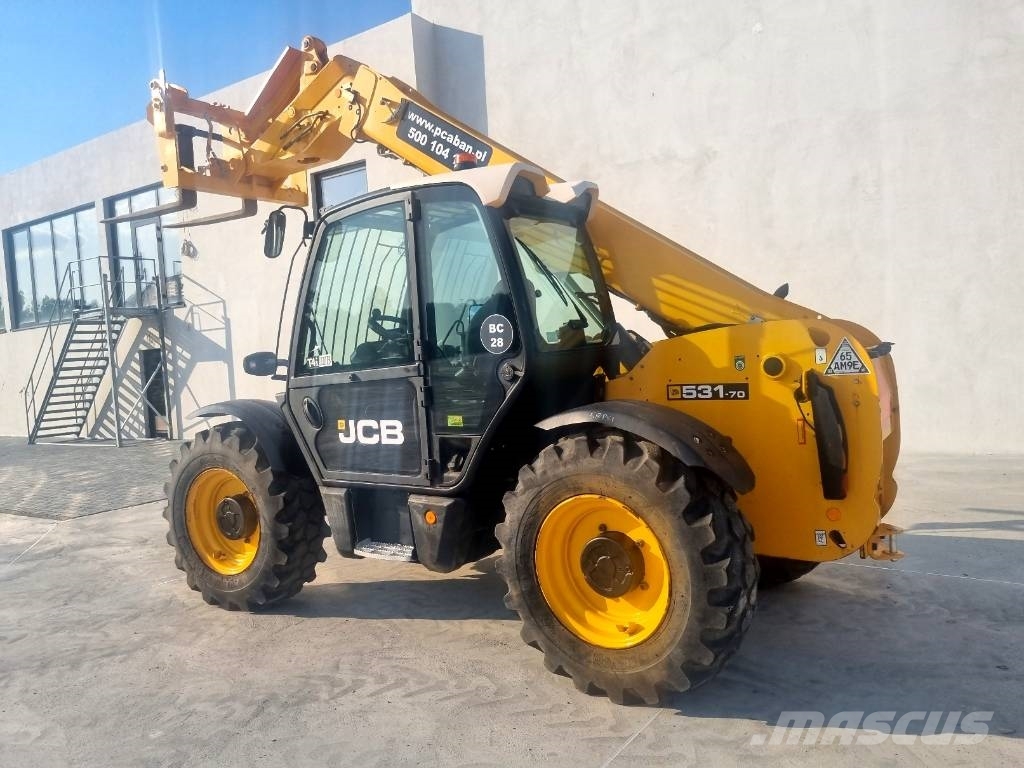 JCB 531-70, jak manitou 732 - BC28 Teleskoplæssere