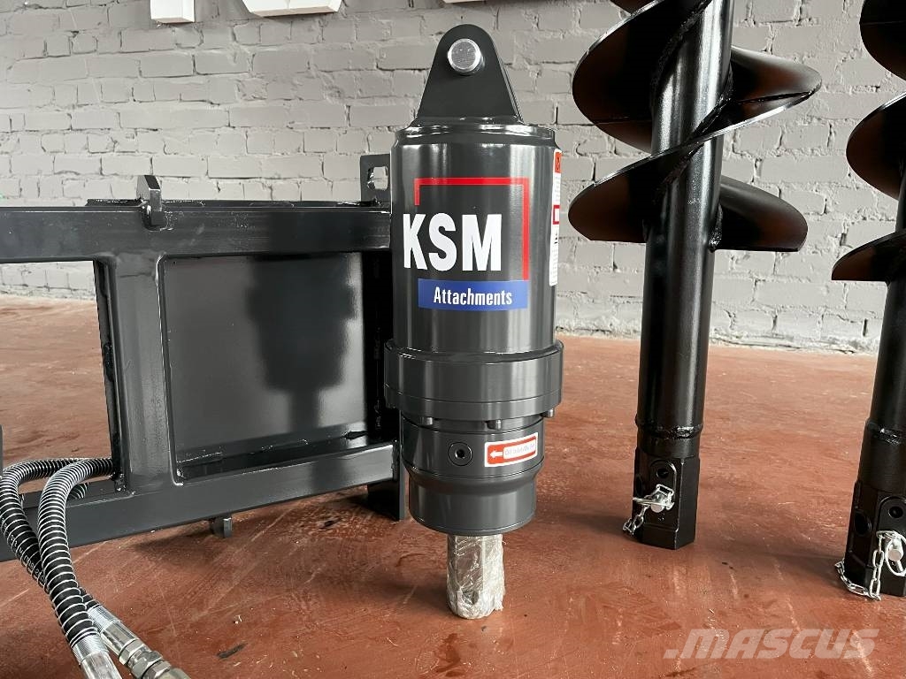 KSM Attachments Skid Steer Auger kit Τρυπάνια
