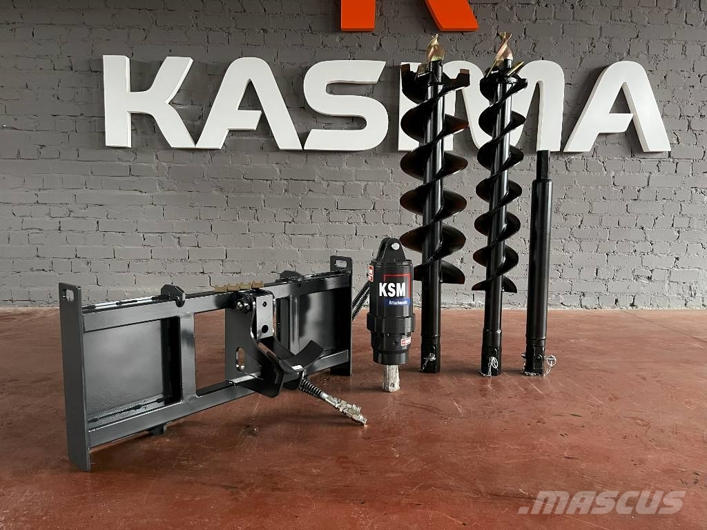 KSM Attachments Skid Steer Auger kit Τρυπάνια