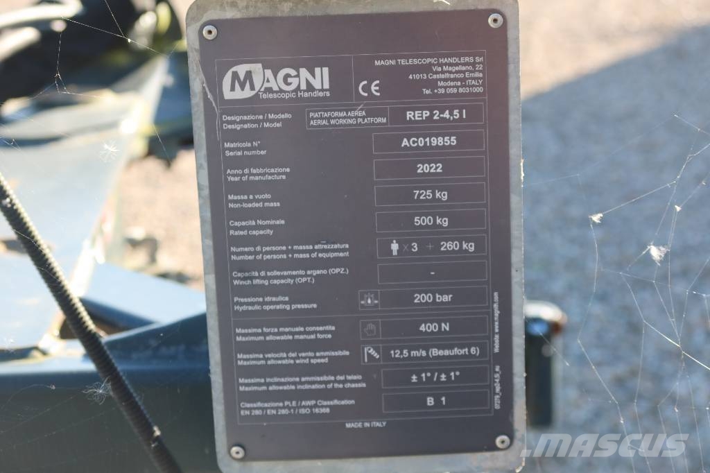 Magni TH 5,5.19-D7/D Telescopic handlers