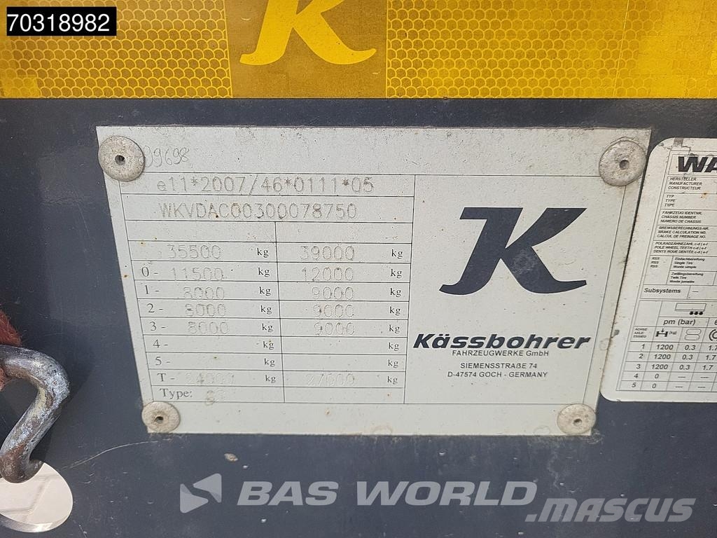 Kässbohrer CS 40ft Containerchassis