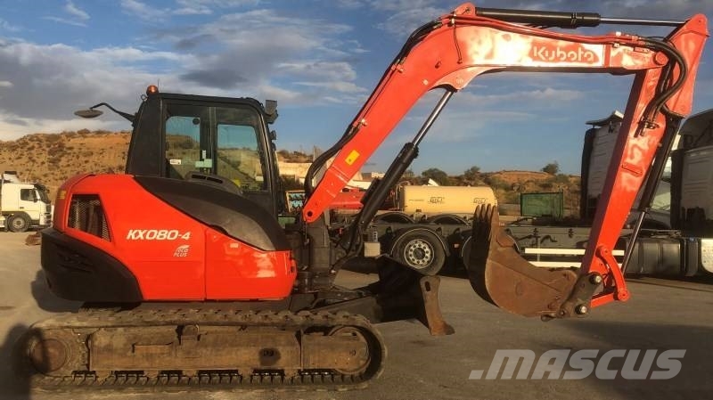 Kubota KX 080-4 中型挖掘机