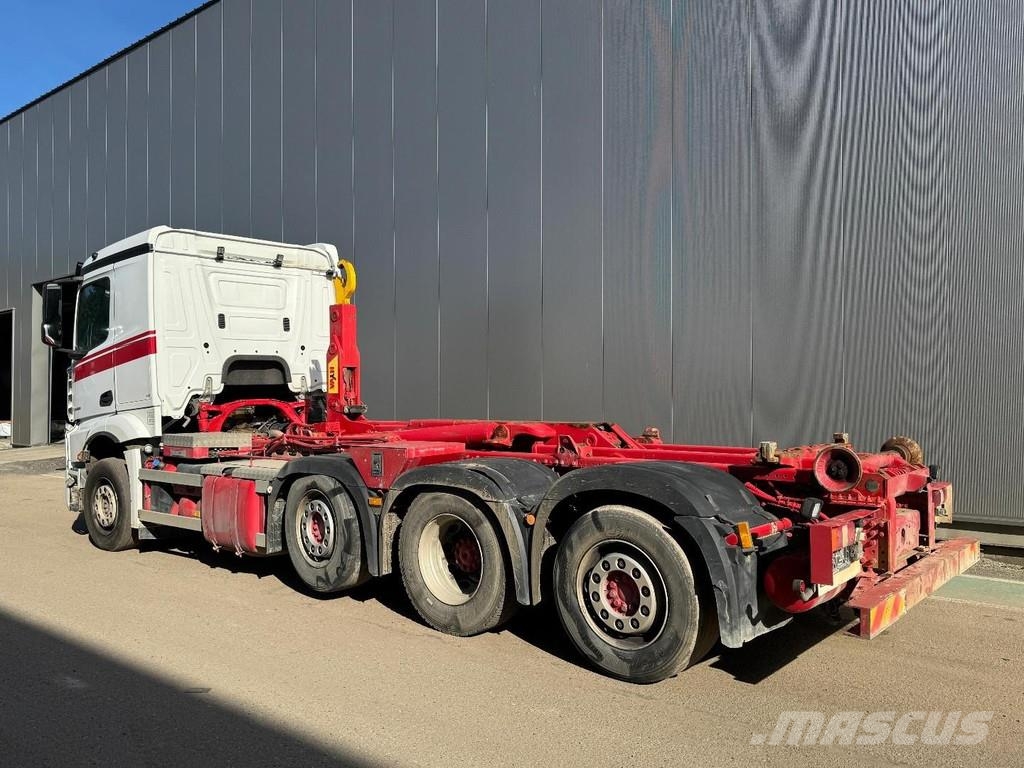 Mercedes-Benz Actros 3553 8X2 EURO 6 + HYVA HOOKLIFT Abrollkipper
