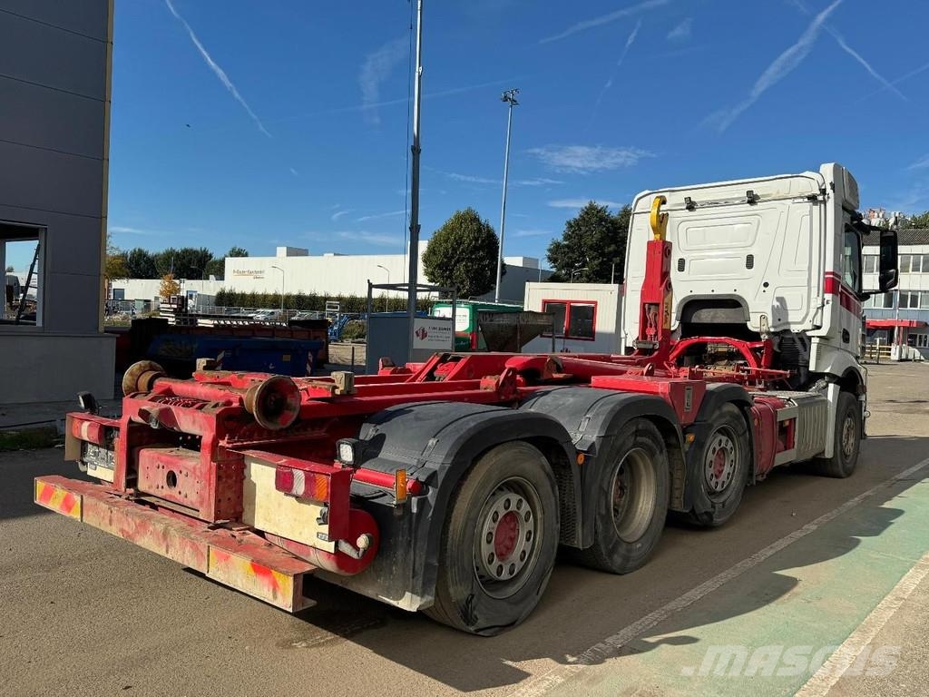 Mercedes-Benz Actros 3553 8X2 EURO 6 + HYVA HOOKLIFT Abrollkipper