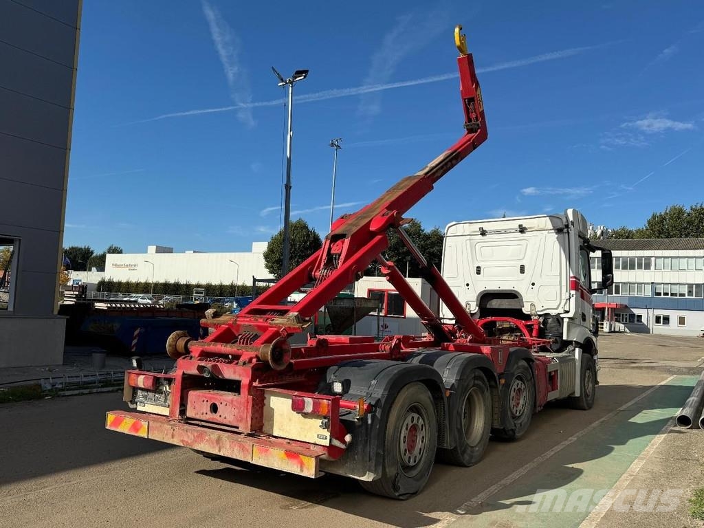Mercedes-Benz Actros 3553 8X2 EURO 6 + HYVA HOOKLIFT Abrollkipper