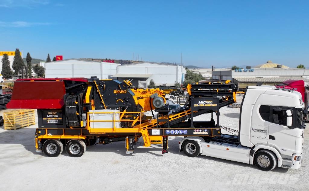 Fabo MIC 100 CONCASSEUR À PERCUSSION SEMI-MOBILE STOCK Κινητοί σπαστήρες