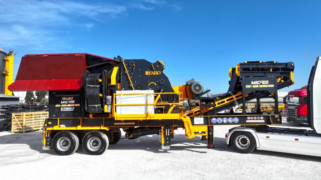 Fabo MIC 100 CONCASSEUR À PERCUSSION SEMI-MOBILE STOCK Κινητοί σπαστήρες
