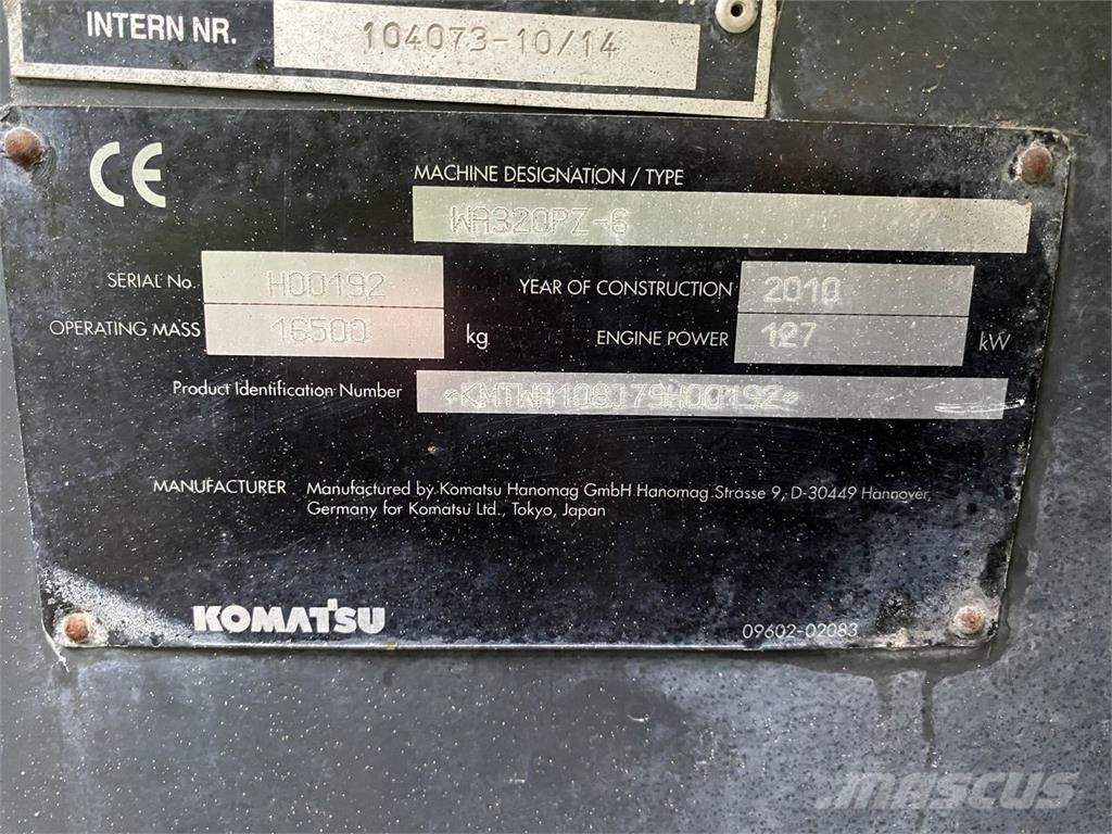 Komatsu WA320PZ لوادر بعجل