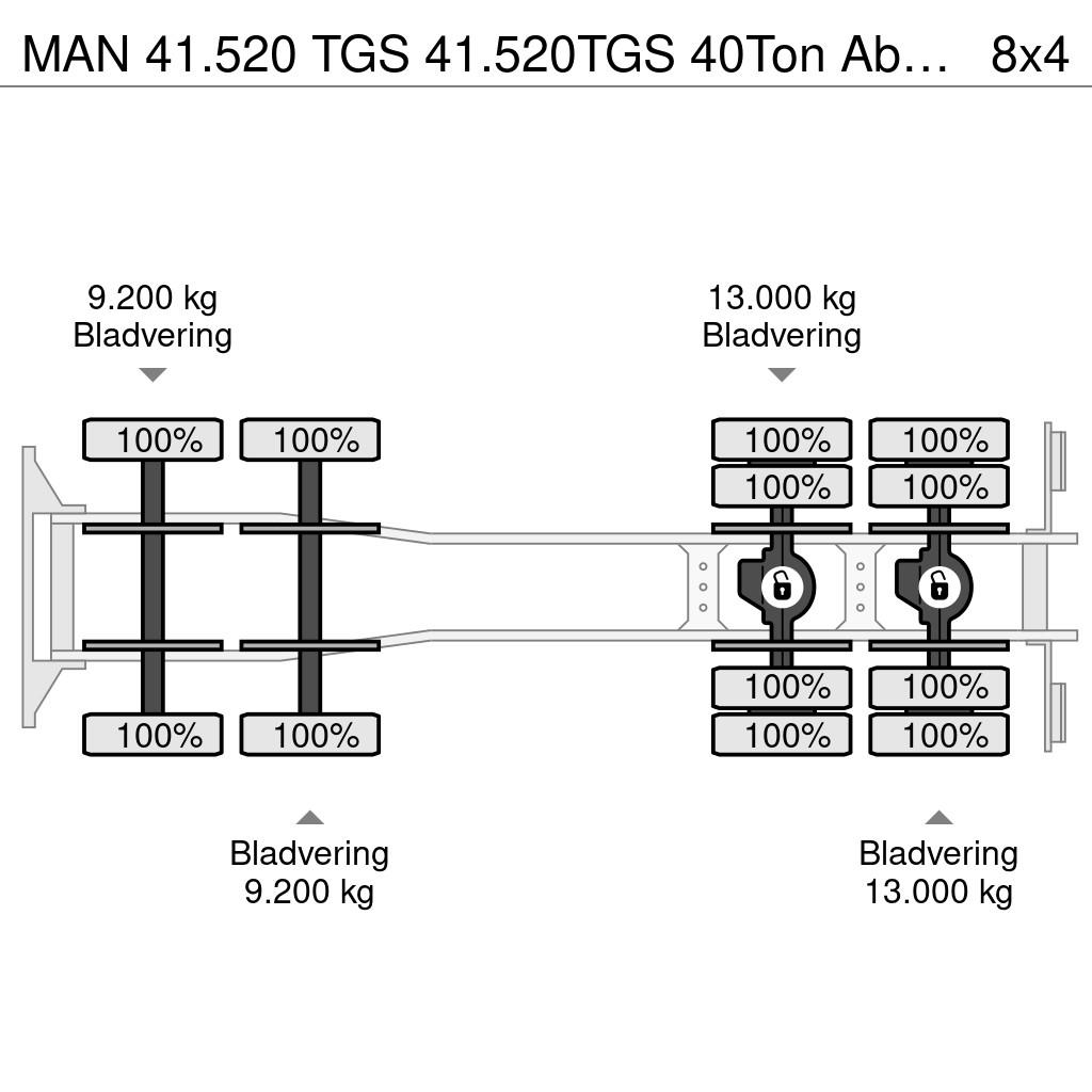MAN 41.520 TGS 41.520TGS 40Ton Abroll-Kipper 8x4 EU6 Bañeras basculantes usadas