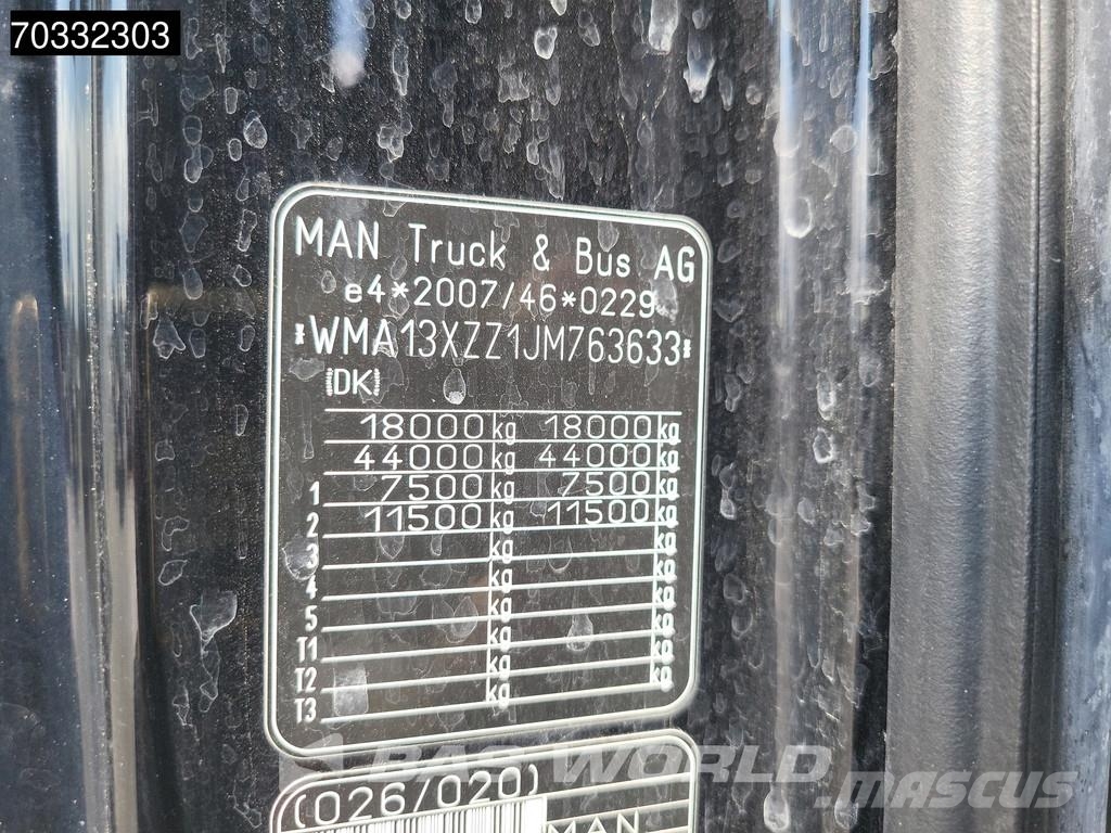 MAN TGX 18.460 TGX 4X2 Mega XXL 2xTanks Hebesattel Nav Ťahače