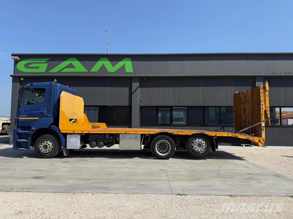 Mercedes-Benz Axor 2536 Tieflader + Rampen 6x2 Euro5 차량 수송차