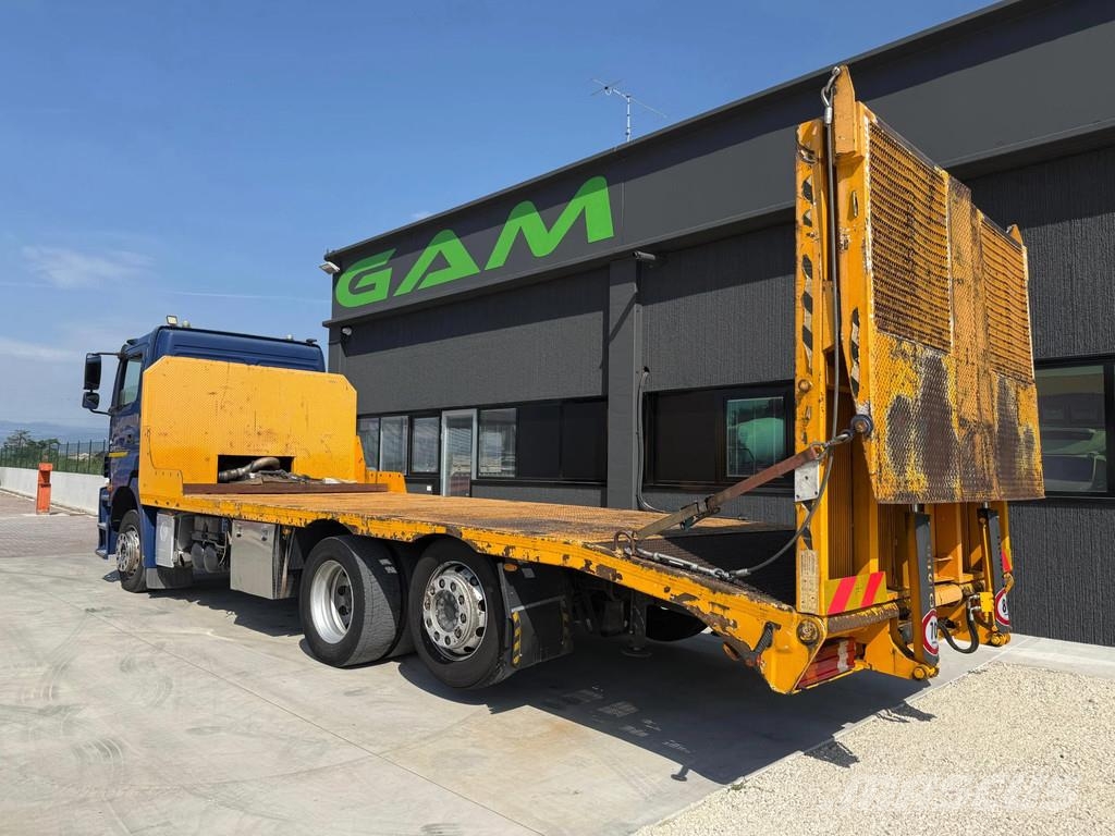 Mercedes-Benz Axor 2536 Tieflader + Rampen 6x2 Euro5 차량 수송차