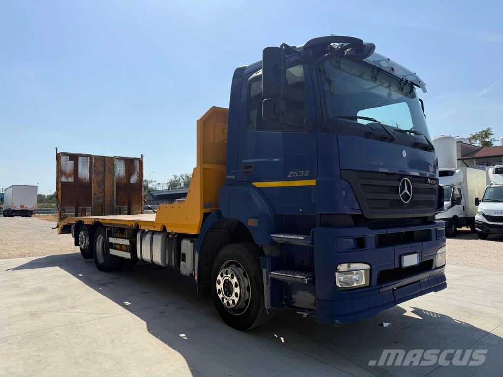 Mercedes-Benz Axor 2536 Tieflader + Rampen 6x2 Euro5 차량 수송차