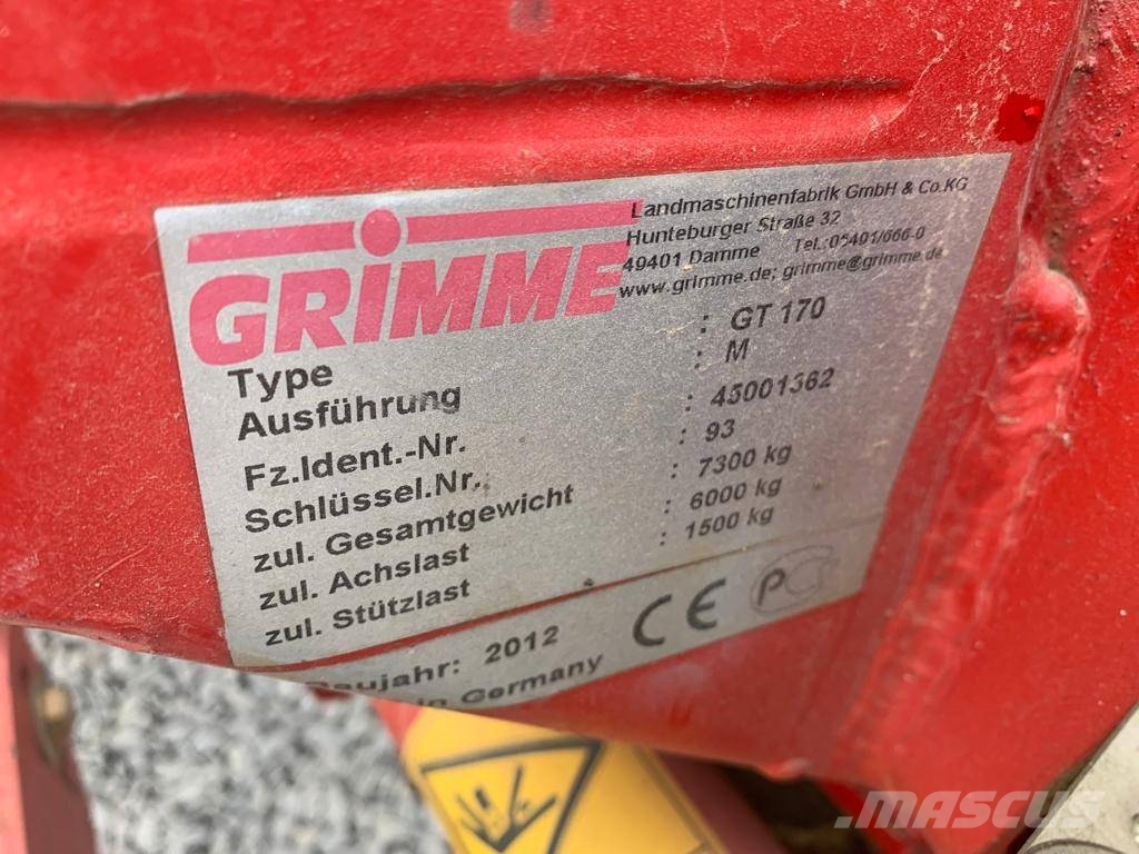 Grimme GT 170 Haulm toppers