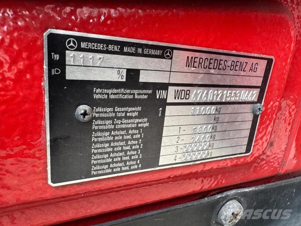 Mercedes-Benz 1117 - FULL EQUIPMENT INCLUDED FIRE TRUCK + LADDER 消防車