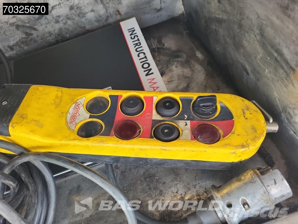 Nooteboom Extendable Remote 3xSteering Gooseneck نصف مقطورة مسطحة منخفضة