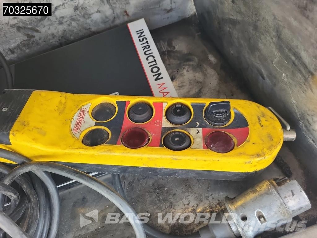 Nooteboom Extendable Remote 3xSteering Gooseneck Puoliperävaunulavetit