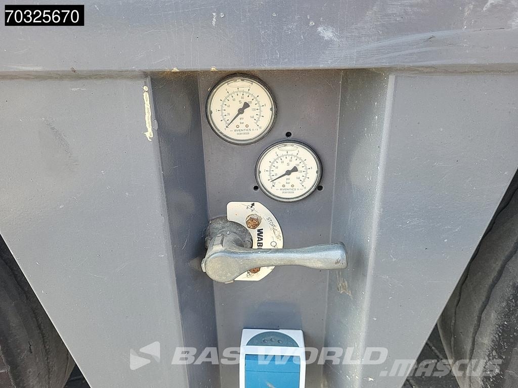 Nooteboom Extendable Remote 3xSteering Gooseneck نصف مقطورة مسطحة منخفضة