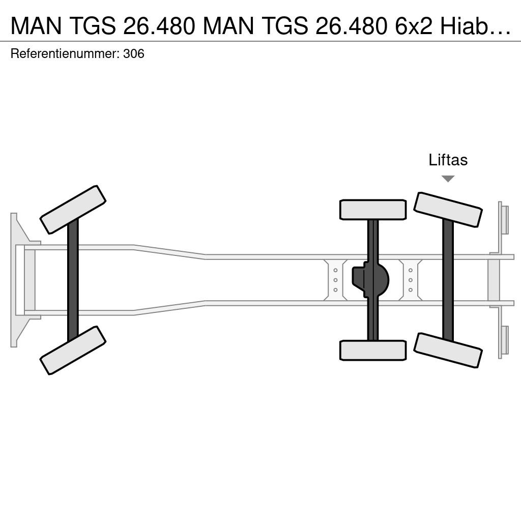 MAN TGS 26.480 MAN TGS 26.480 6x2 Hiab 228-4 MultiLift Hook lift trucks