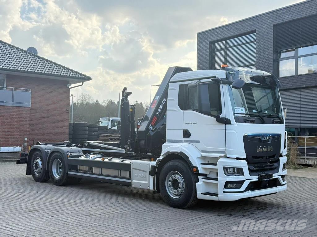 MAN TGS 26.480 MAN TGS 26.480 6x2 Hiab 228-4 MultiLift Hook lift trucks