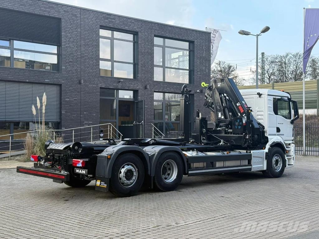MAN TGS 26.480 MAN TGS 26.480 6x2 Hiab 228-4 MultiLift Hook lift trucks
