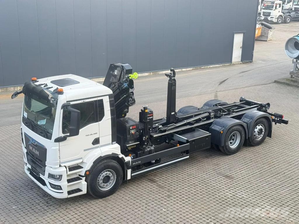MAN TGS 26.480 MAN TGS 26.480 6x2 Hiab 228-4 MultiLift Hook lift trucks