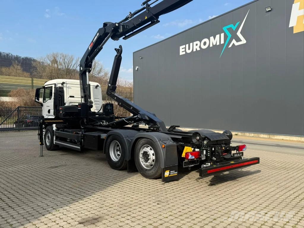 MAN TGS 26.480 MAN TGS 26.480 6x2 Hiab 228-4 MultiLift Hook lift trucks