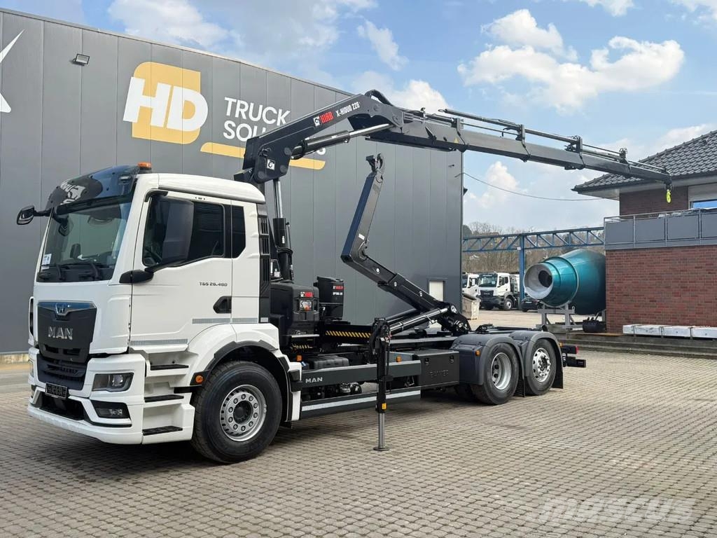 MAN TGS 26.480 MAN TGS 26.480 6x2 Hiab 228-4 MultiLift Hook lift trucks