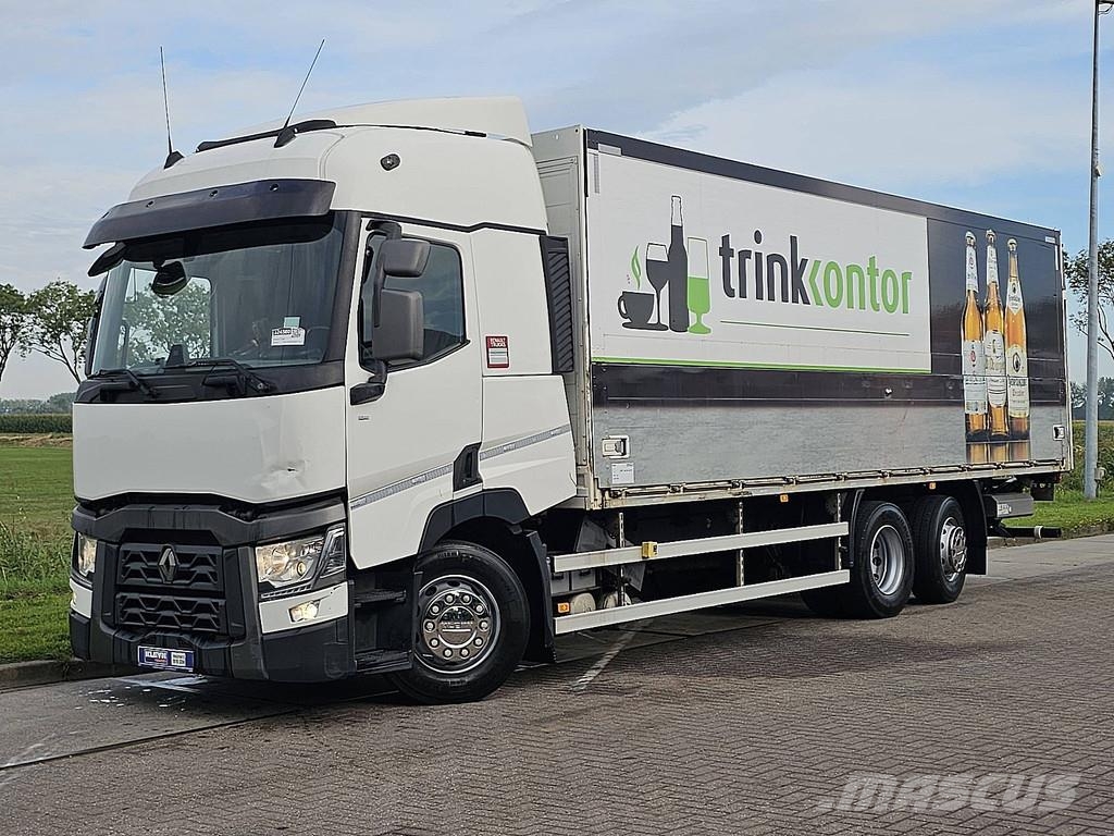 Renault T 460 6X2 STEERAXLE LIFT Camiones caja cerrada