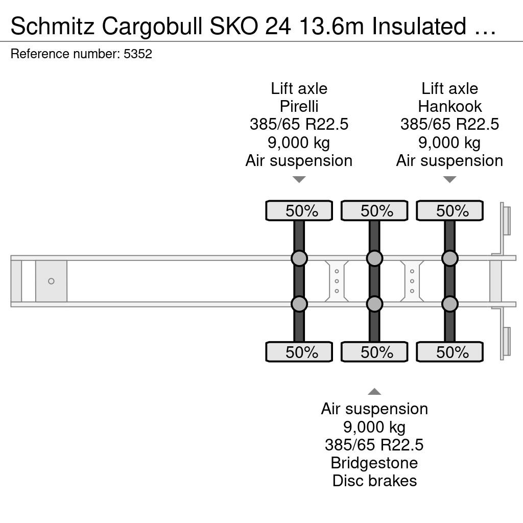 Schmitz Cargobull SKO 24 13.6m Insulated Box - SAF Axles - 2 Lift Ax Ημιρυμούλκες κόφα