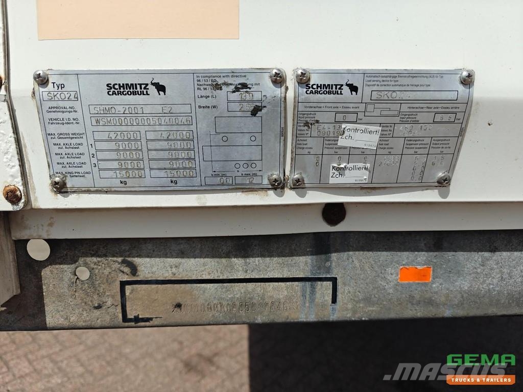 Schmitz Cargobull SKO 24 13.6m Insulated Box - SAF Axles - 2 Lift Ax Ημιρυμούλκες κόφα