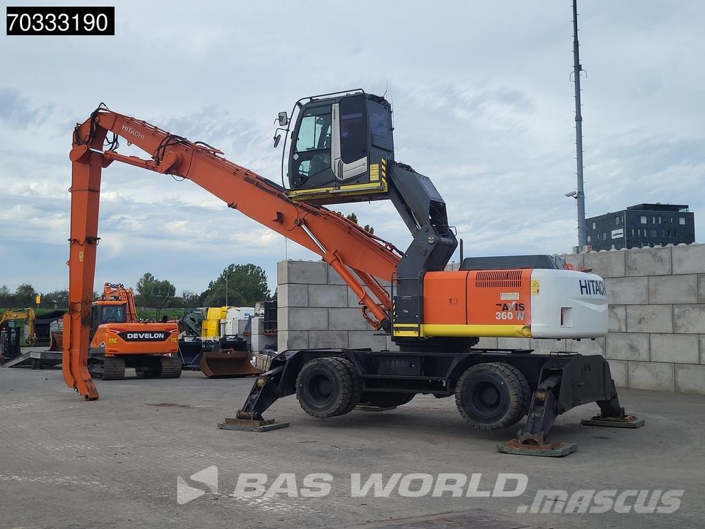 Hitachi ZX360W -3 مناولات المخلفات / مناولات صناعية
